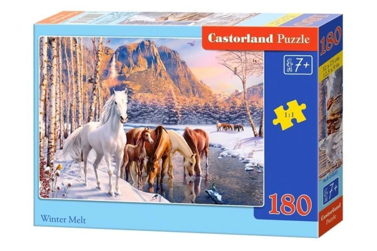 Puzzle 180 Winter Melt CASTOR, Castorland