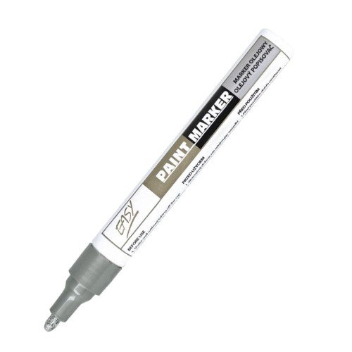 Marker olejowy srebrny EASY, Easy Stationery
