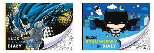 Blok rysunkowy A4/20K biały Batman, Beniamin