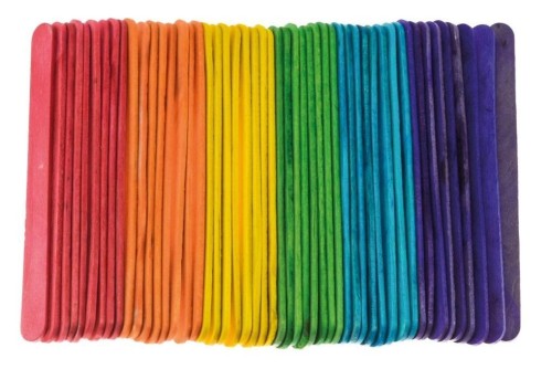 Patyczki kreatywne Jumbo 11,4cm 50szt, Brewis