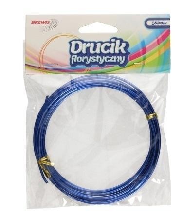 Druciki florystyczne 3mx2mm niebieskie, Brewis
