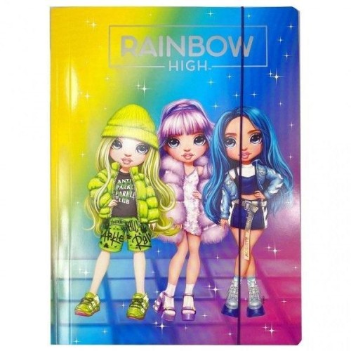 Teczka z gumką A4 Rainbow High, ASTRA papiernicze