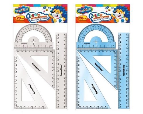 Zestaw geometryczny 4-elementowy 20cm BAMBINO