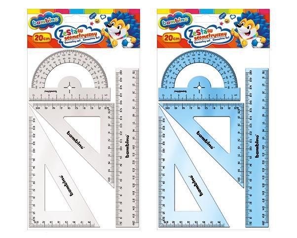 Zestaw geometryczny 4-elementowy 20cm BAMBINO