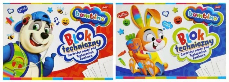 Blok techniczny A3/10K (10szt) BAMBINO