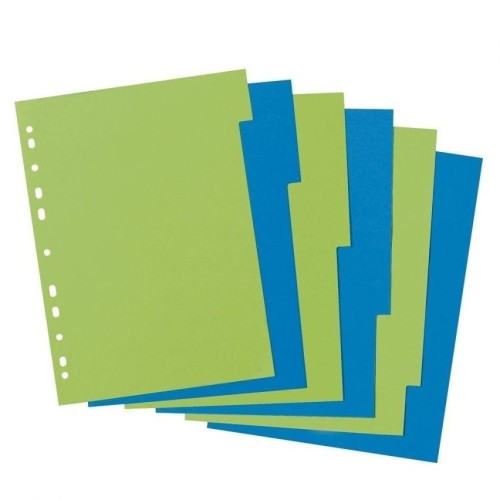 Przekładki A4 kartonowe 6-cz Greenline, HERLITZ