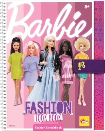 Barbie Sketch Book Fashion Look Book, Lisciani
