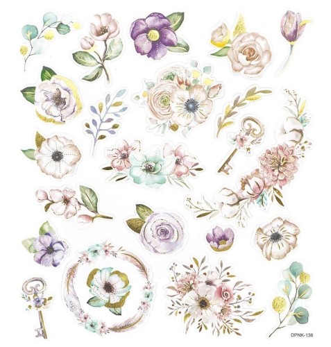 Naklejki boho florals 22szt, Dalprint