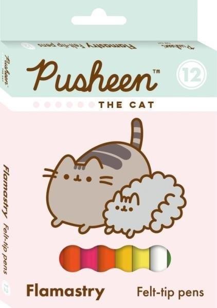 Flamastry 12 kolorów Pusheen, ST-MAJEWSKI