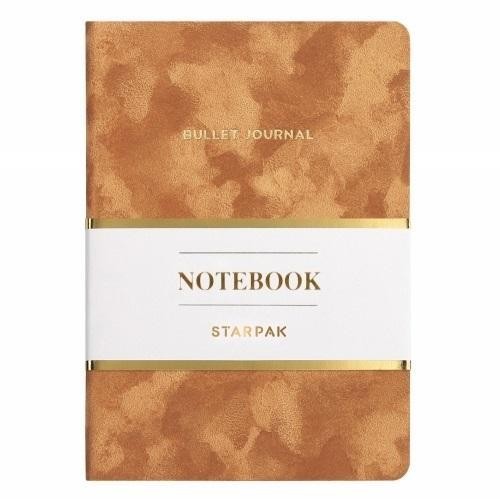 Notes A5/80K karmelowy zamszowy, STARPAK