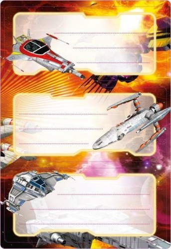 Naklejki szkolne - Kosmos 6szt, Herma