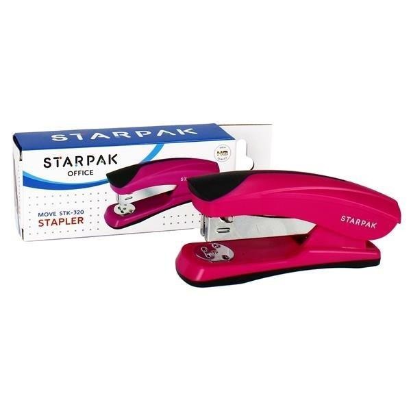 Zszywacz Move STK-320 różowy, STARPAK
