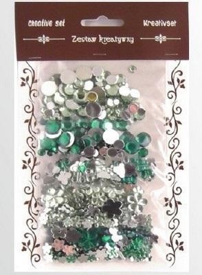 Zestaw kamyczków zielonych 35g, Galeria Hobby