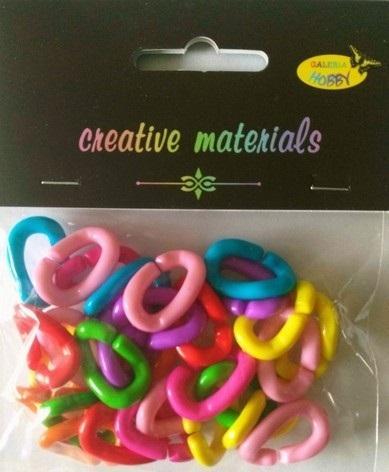 Koraliki plastikowe 15x25mm 21g, Galeria Hobby