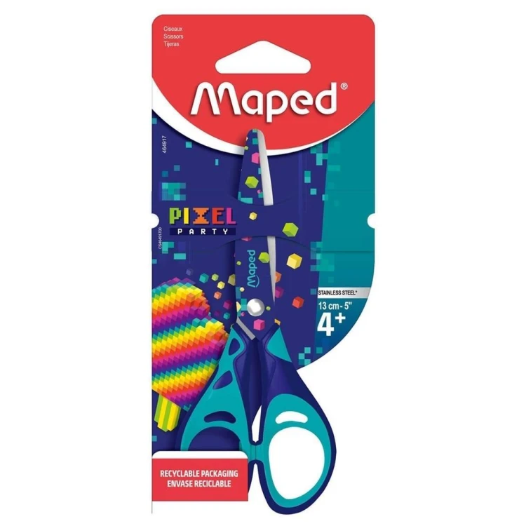 Nożyczki szkolne Pixel 13cm MAPED, Maped