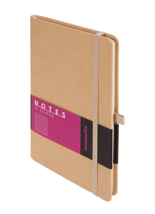 Notes Memofix A5 kratka beżowy, Antra