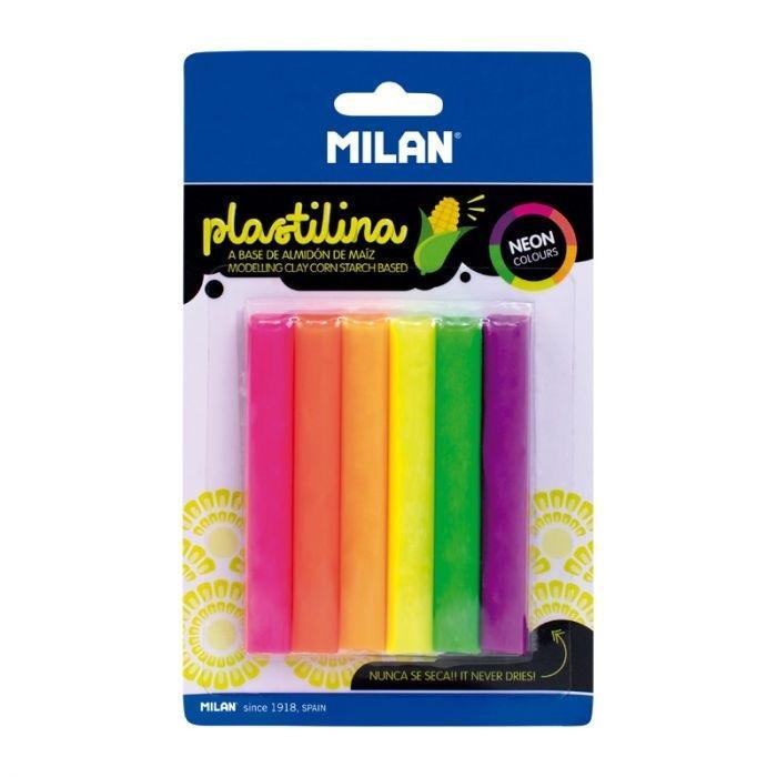 Plastelina Neon 6 kolorów MILAN, MILAN
