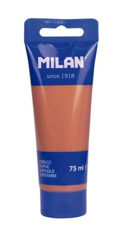 Farba akrylowa w tubce 75ml miedziana MILAN, MILAN