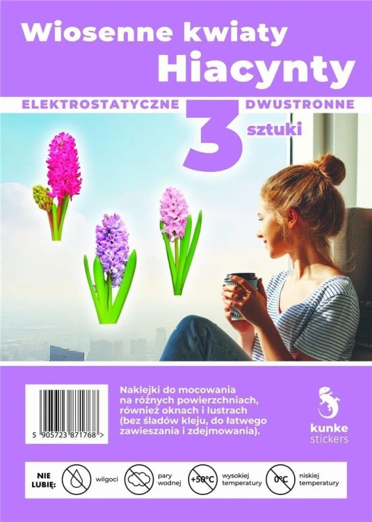 Wiosenne kwiaty Hiacynty 3szt, Kunke