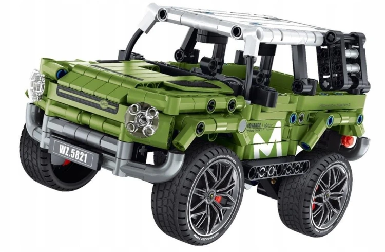 Klocki techniczne Off road zielony, Pro Kids