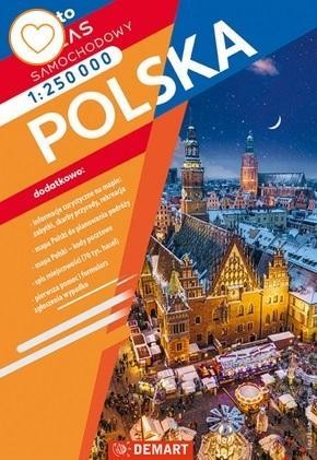 Polska Atlas samochodowy 1:250 000, praca zbiorowa