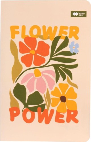 Notes szyty linia Bloom boho HAPPY COLOR, GDD