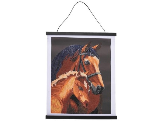 Plakat 35x45cm z mozaiką diamentową Konie, EPEE