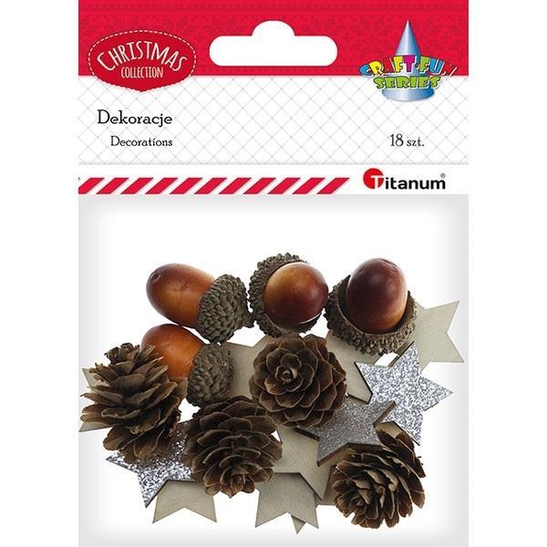 Decoracje jesienna 18szt, Titanum