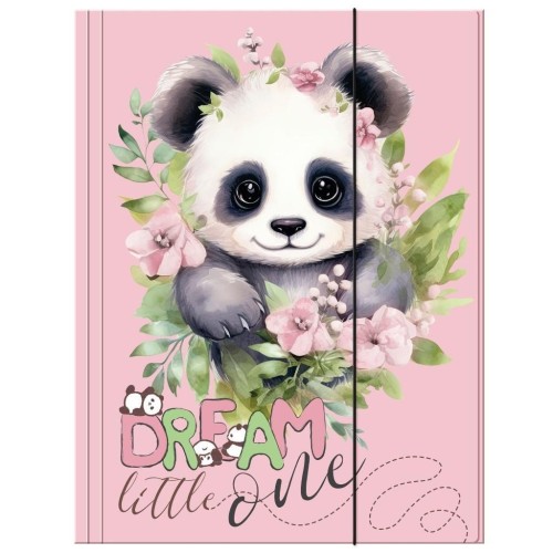 Teczka z gumką A4 Panda 10 DERFORM, DERFORM