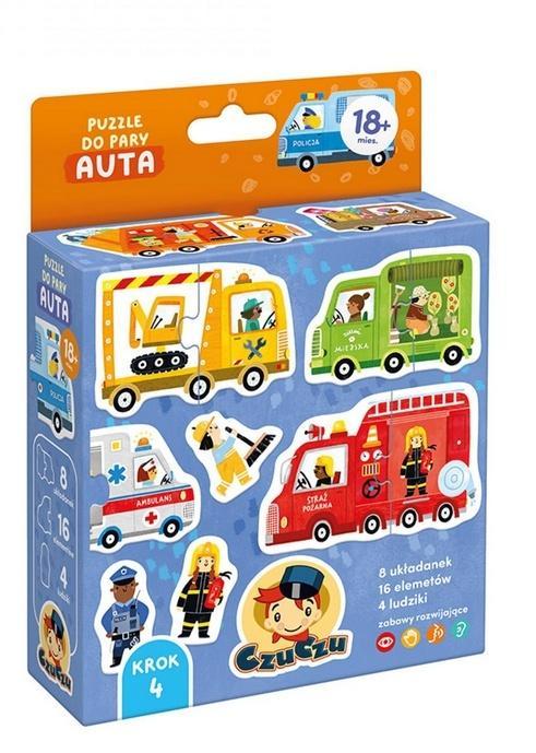CzuCzu Puzzle do pary Auta, Bright Junior Media