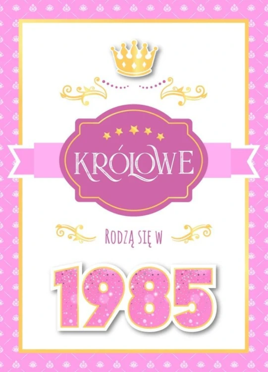Karnet Urodziny 40