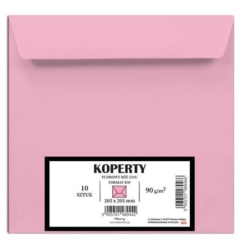 Koperty KWD pudrowy róż 10szt, Henry