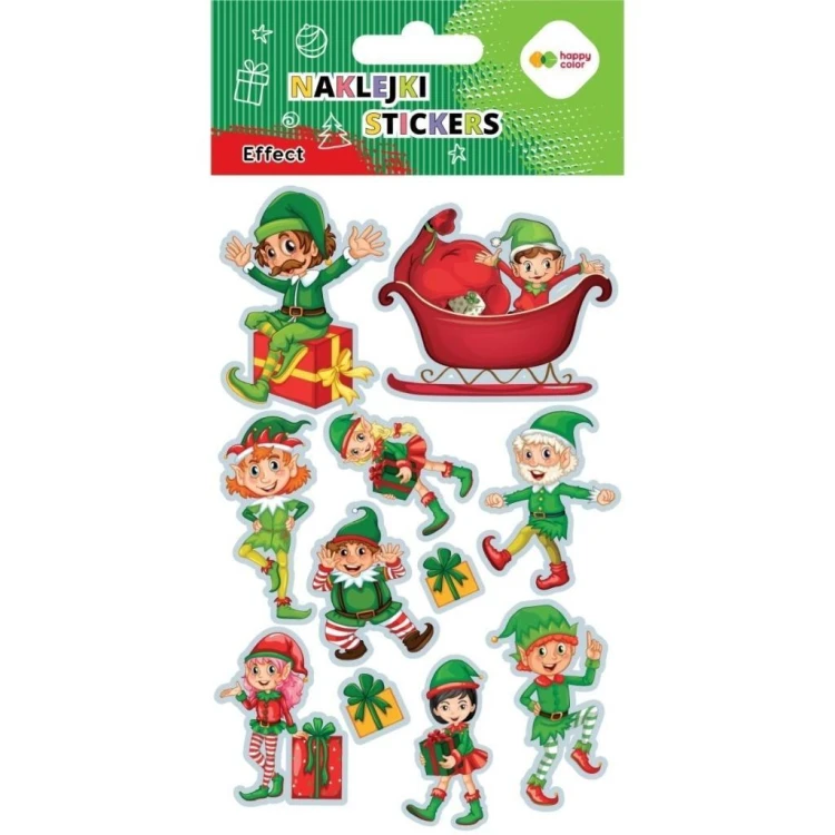 Naklejki Elfs 10x20cm HAPPY COLOR, GDD