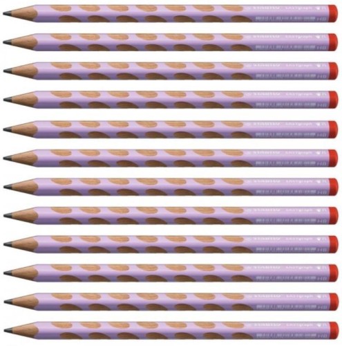 Ołówek EasyGraph Pastel HB PR lilia (12szt)