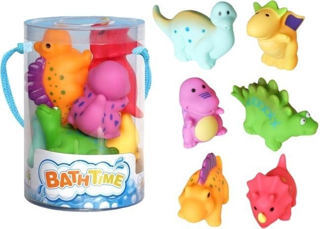 Dinozaury do kąpieli 6szt, Merkpol