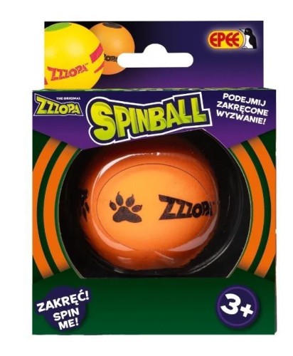 Spinball - Zakręcona zabawa pomarańczowa z czarnym