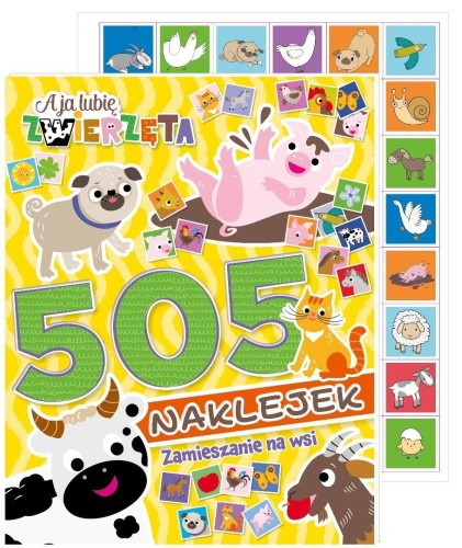 A ja lubię zwierzęta. 505 naklejek, praca zbiorowa