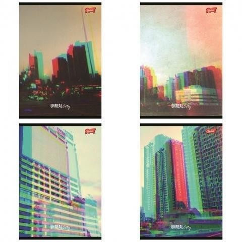 Zeszyt A5/60K linia Unreal City (10szt), UNIPAP