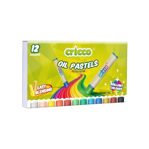 Pastele olejne 12 kolorów, Cricco
