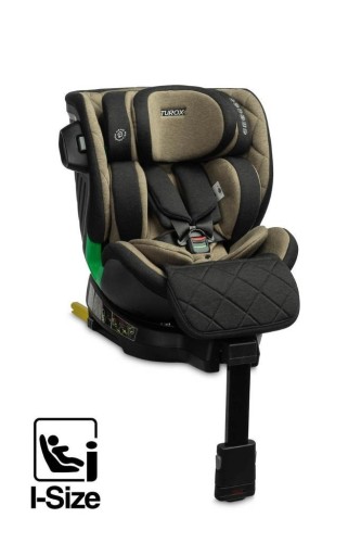 Fotelik Turox I-Size khaki (40-150cm), Caretero