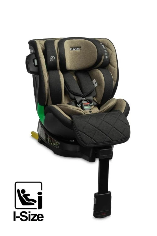 Fotelik Turox I-Size khaki (40-150cm), Caretero