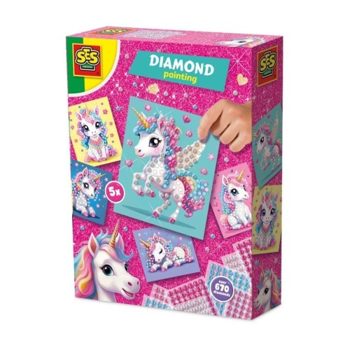 Jednorożec malowanie diamentów, SES