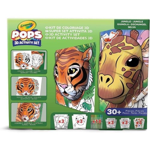 Pops 3D Activity Set - Jungle CRAYOLA, Crayola