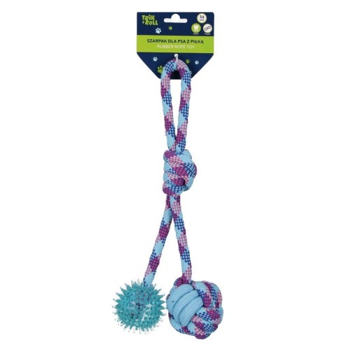 Szarpak dla Psa z piłką dwustronny 34cm