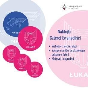 Naklejki Czterej Ewangeliści, Święty Wojciech