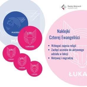 Naklejki Czterej Ewangeliści, Święty Wojciech