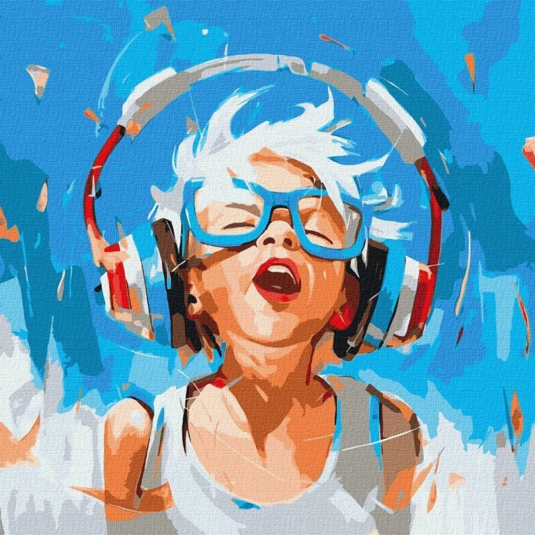 Malowania po numerach - Jego letnie rytmy 50x50cm