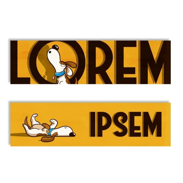 Zakładka kartonowa - Lorem Ipsem, Molom