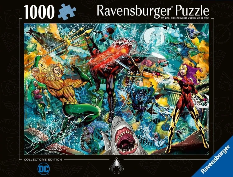 Puzzle 2D: Aquaman 1000el, Ravensburger