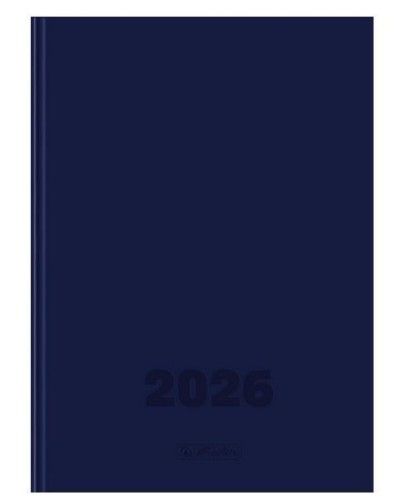 Kalendarz 2026 A5 dzienny Szefa DTP granat HERLITZ